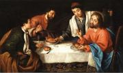 Emmaus, Christ breaking bread, Pier Leone Ghezzi